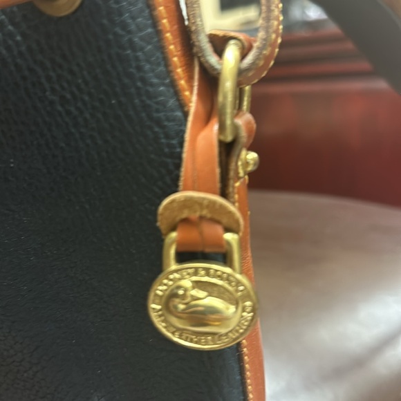 Vintage DOONEY & BOURKE navy unlined leather - Picture 3 of 9